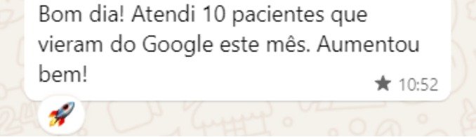 10 pacientes vindos do Google